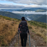 Hiking during Camino