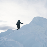 Climbing peaks in winter